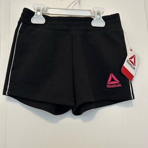 Reebok Girls Black Athletic Shorts